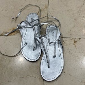 Greek sandals silver